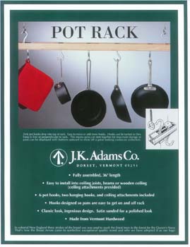 J.K. Adams Pot Rack